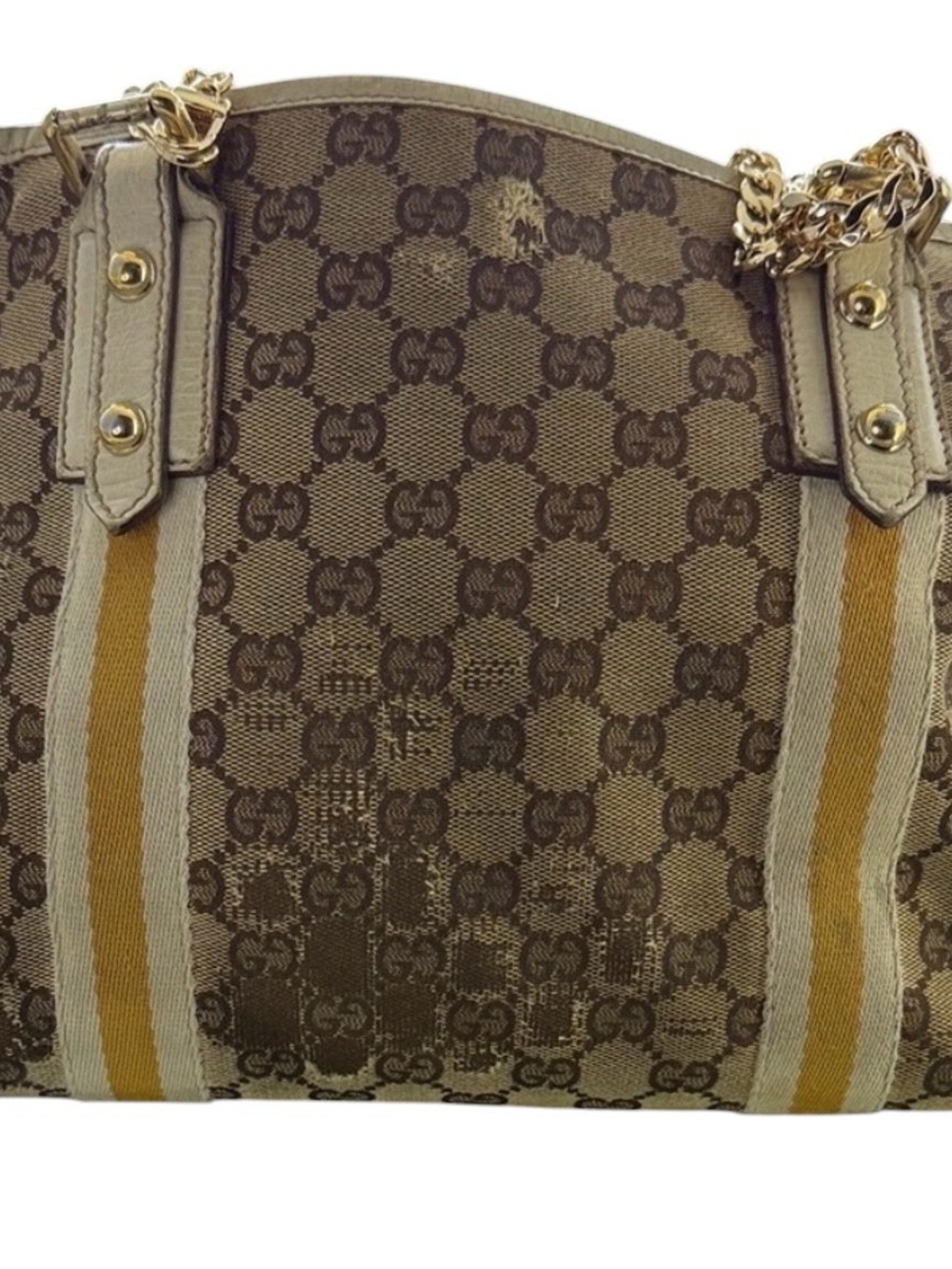 Gucci REHAB Brown
Monogram Tote with intact authentic charms - Picture 2 of 11